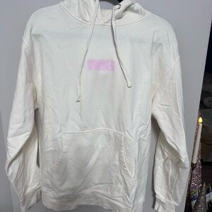 Independent Trading Company White Hoodie, Size M